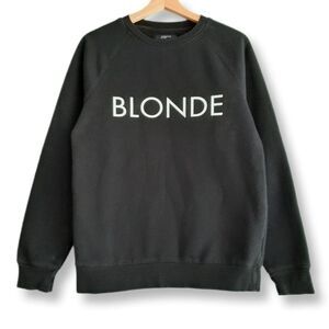 BRUNETTE THE LABEL - Blonde - Sweatshirt Crewneck Black Sz S / M